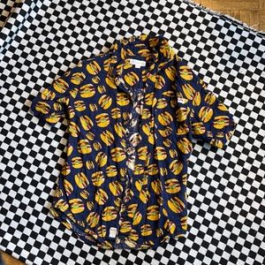 Appaman burger button down shirt in size 7 boys